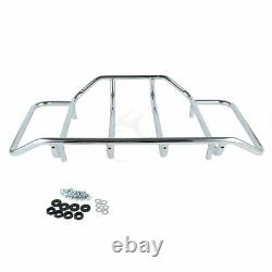 King Trunk Top Luggage Rack Fit For Harley Touring Tour Pak Road Glide 2014-2022