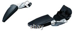 Kuryakyn 8958 Stealth Passenger Armrests 97-13 Touring Models Chrome