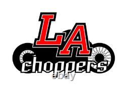 LA Choppers Black Al County Floorboard Pair Harley Tour Glide Classic 80-93