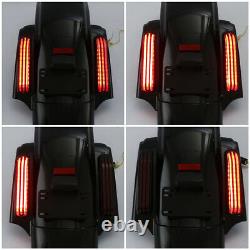 LED Rear Fender System Fit For Harley Touring CVO Style Electra Glide 2014-2021