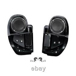 Lower Vented Fairing 6.5 Speaker Box Pod Fit For Harley Touring Road King 14-21