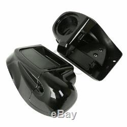 Lower Vented Fairing + 6.5 Speaker Box Pod For Harley Touring Glide FL 14-19 16