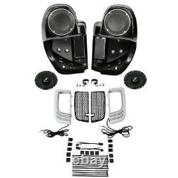 Lower Vented Fairing 6.5 Speakers Turn Signals Fit For Harley Touring 2014-2024