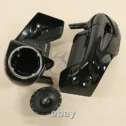 Lower Vented Fairings 6.5 Speakers Fit For Harley Touring Street Glide 1983-13