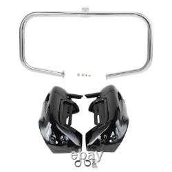 Lower Vented Fairings Engine Guard Crash Bar Fit For Harley Touring 1997-2008