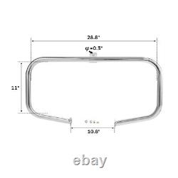 Lower Vented Fairings Engine Guard Crash Bar Fit For Harley Touring 1997-2008