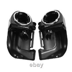 Lower Vented Leg 6.5'' Speakers Pods Engine Bar Fit For Harley Touring 2009-2013