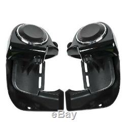 Lower Vented Leg Fairing 6.5'' Speakers Grills For Harley Touring Glide 83-13 US