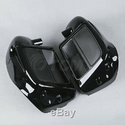 Lower Vented Leg Fairing + 6.5 Speakers With Grills For Harley Touring 2014-2019