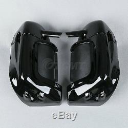 Lower Vented Leg Fairing + 6.5'' Speakers with Grills For Harley Touring 1983-2013