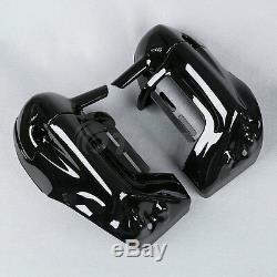 Lower Vented Leg Fairing + 6.5'' Speakers with Grills For Harley Touring 1983-2013