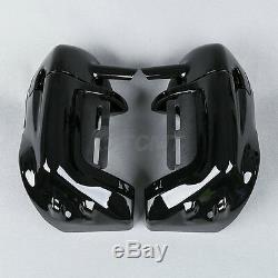 Lower Vented Leg Fairing + 6.5'' Speakers with Grills For Harley Touring 1983-2013