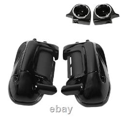 Lower Vented Leg Fairings 6.5 Speaker Box Pods For Harley Touring 1983-2013 US