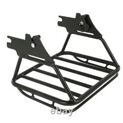 Luggage Rack Black Durable Fits For Harley Touring Road King 1997-2008 2007 1998