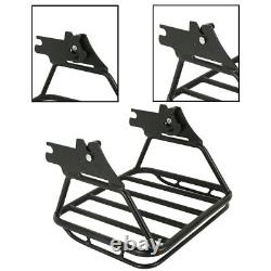 Luggage Rack Black Durable Fits For Harley Touring Road King 1997-2008 2007 1998