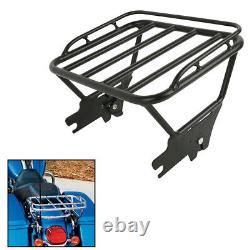 Luggage Rack Black Durable Fits For Harley Touring Road King 1997-2008 2007 1998