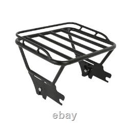 Luggage Rack Black Durable Fits For Harley Touring Road King 1997-2008 2007 1998