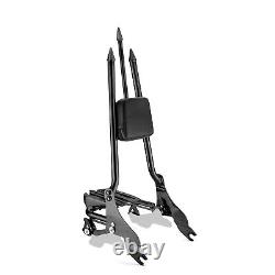 MOFUN Backrest Sissy Bar / Claw Luggage Rack For Harley Road Glide Touring 2009+