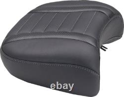 MUSTANG Deluxe Passenger Seat Wide Gunmetal Stitch FLT FLH 2023-2025