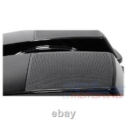 MUTAZUU STYLE CVO 6x9 SPEAKER LIDS BLACK FOR HARLEY TOURING SADDLEBAG 1998-2013