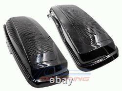 MUTAZUU STYLE CVO DUAL 6x9 SPEAKER SADDLE BAG LIDS FOR HARLEY TOURING 14 2019