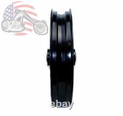 Manhattan Black Billet Front Wheel Rim 21 x 3.5 Harley Touring Dual Disc 00-07