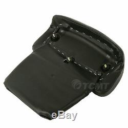 Matt Black 5.5 Razor Tour Pak Pack Trunk + Backrest For Harley Touring US 14-19