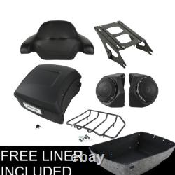 Matt King Trunk Mount Speakers Fit Fit For Harley Touring Street Glide14-25