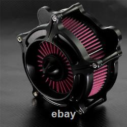 Matte Black Air Cleaner Intake Filter Fit For Harley Touring 17-2019 Softail 18