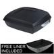 Matte Black Chopped Pack Trunk Latch Fit For Harley Tour Pak Road King 14-25