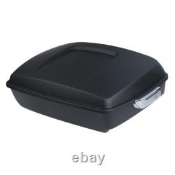 Matte Black Chopped Pack Trunk Latch Fit For Harley Tour Pak Road King 14-25