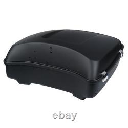 Matte Black Chopped Pack Trunk Latch Fit For Harley Tour Pak Road King 14-25