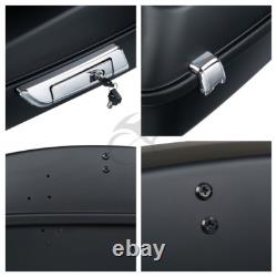 Matte Black Chopped Pack Trunk Latch Fit For Harley Tour Pak Road King 14-25