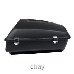 Matte Black Chopped Pack Trunk Latch Fit For Harley Tour Pak Road King 14-25