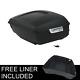 Matte Black King Pack Trunk With Latch Fit For Harley Tour Pak Touring 14-2022 20