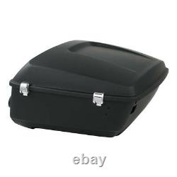 Matte Black King Pack Trunk with Latch Fit For Harley Tour Pak Touring 14-2022 20