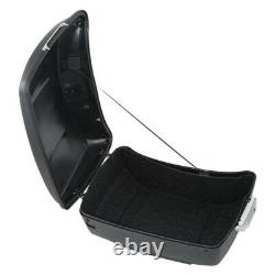 Matte Black King Trunk Latch Key Fit For Harley Touring Road Glide 2014-2025