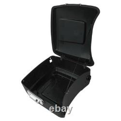 Matte Black King Trunk Latch Key Fit For Harley Touring Road Glide 2014-2025