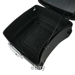 Matte Black King Trunk Latch Key Fit For Harley Touring Road Glide 2014-2025