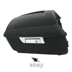 Matte Black King Trunk Pad with Mount Fit For Harley Touring Tour Pak Pack 2014-22