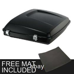 Matte Black Razor Pack Trunk Fit For Harley Tour Pak Road Electra Glide 14-21 20