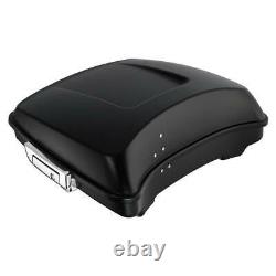 Matte Black Razor Pack Trunk Fit For Harley Tour Pak Road Electra Glide 14-21 20