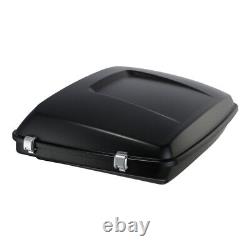 Matte Black Razor Trunk Solo Rack Fit For Harley Tour Pak Street Glide 14-23 22