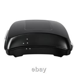 Matte Black Razor Trunk Solo Rack Fit For Harley Tour Pak Street Glide 14-23 22
