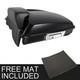Matte Black Razor Trunk W? Backrest Fit For Harley Touring Road Glide 97-13