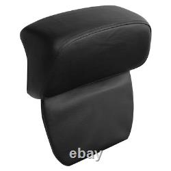 Matte Black Razor Trunk W? Backrest Fit For Harley Touring Road Glide 97-13
