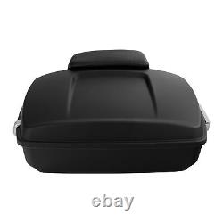 Matte Chopped Pack Trunk 2 Up Rack Fit For Harley Tour Pack Road Glide 2009-2013
