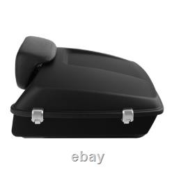 Matte Chopped Trunk Backrest Mount Docking Kit Fit For Harley Touring 2014-2025