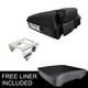 Matte Chopped Trunk Pad Chrome Solo Rack Fit For Harley Touring Road Glide 14-24
