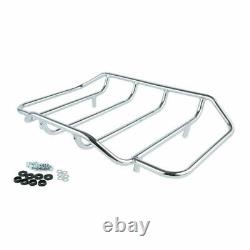 Matte Trunk Pad Speakers Top Rack Mount Fit For Harley Tour Pak Touring 14-2022